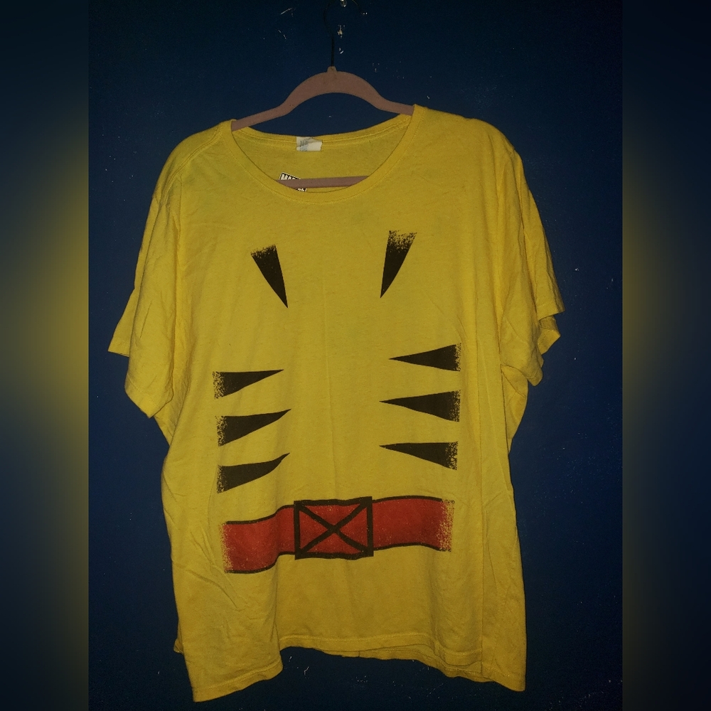 Wolverine Yellow Graphic T-Shirt with Black and Red Design
